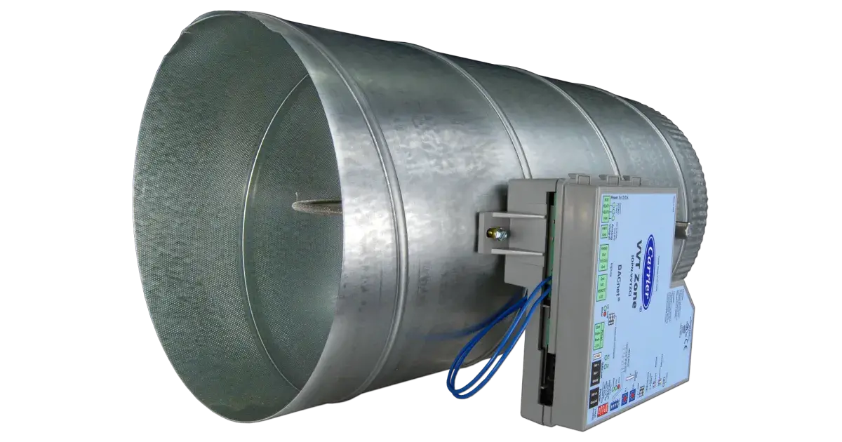 Round Damper with VVT® Zone Controller